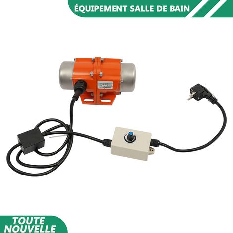 WAOBDLA 100W moteur vibrant avec contrôleur de vitesse 1-phase moteur vibrant asynchrone 1500-3000RPM (1/5)