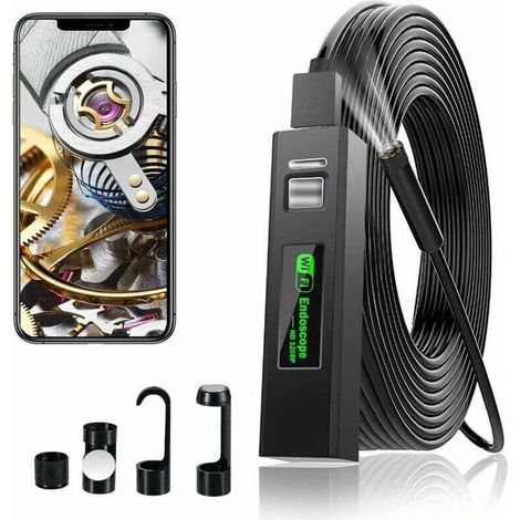 5m Wireless Endoscope Camera – 1200P HD Resolution – IP68 Waterproof – For inspecting pipes and hard-to-reach areas (1/5)
