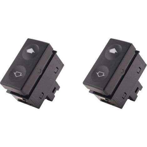 Due pulsanti di controllo per alzacristalli e chiusura centralizzata per BMW E36 318I 318is 325I 325is, codice ricambio: 61311387387