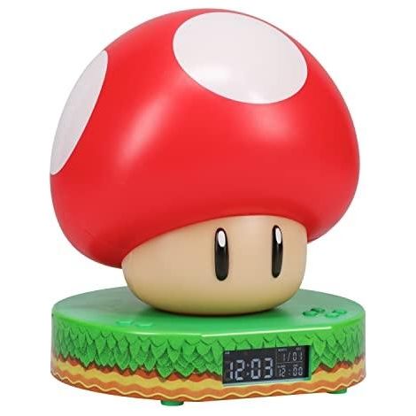 Paladone Super Mushroom Digitaler Wecker Multicolor