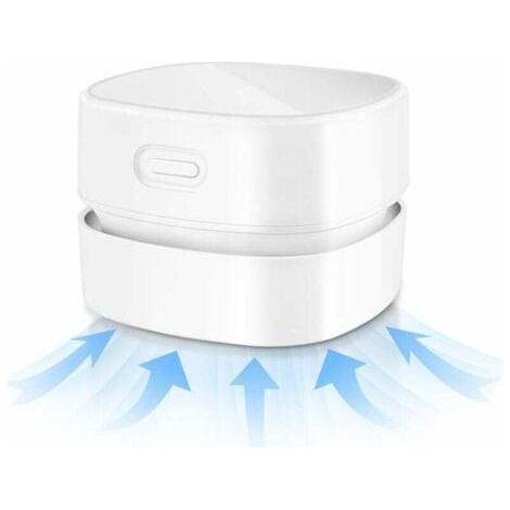 PA Aspirateur de Bureau sans Fil - Mini Aspirateur de Table Rechargeable USB, Pour Miettes, Poussière, Clavier, Voitures (1/5)