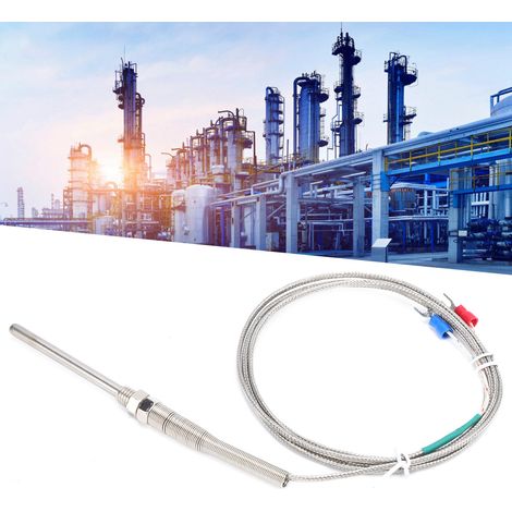 Thermoelement-Sonde Typ K, importierte Nachbildung, 5 x 70 mm, M8-Gewinde, Montagetemperatur (1/5)