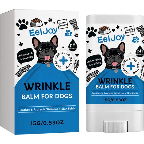 Cire anti-rides pour chiens, spécialement formulée pour les bouledogues français et les bouledogues anglais, pour nettoyer et hydrater les rides du visage – 15 g -- BIEMMEDUE (1/5)
