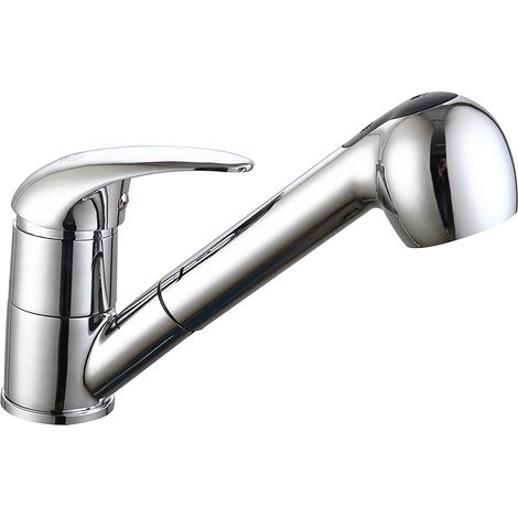 Grifo monomando de cocina extraíble serie Llantia cromado  Oferta exclusiva