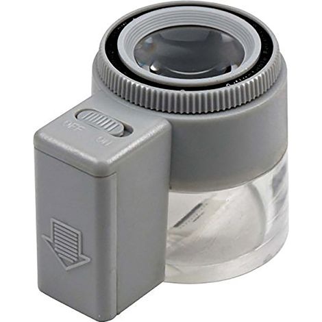 Loupe lumineuse RS PRO, grossissement 8X, diam. lentille 23mm ( Prix pour 1 )