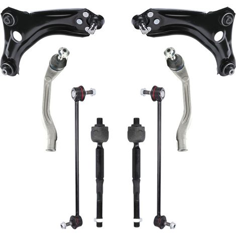 KIT BRACCIO OSCILLANTE 8 PEZZI COMPATIBILE CON RENAULT MEGANE E-TECH SUV EV40 (BNJ2) / Kit Sospensione Completo OE/OEM / Bracci Oscillanti + Testine Sterzo / Sostituzione Diretta OEM
