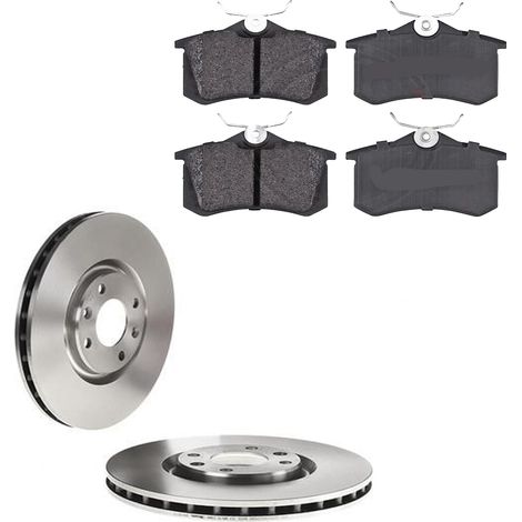KIT FRENI POSTERIORI compatibile con PEUGEOT 208 I (CA,CC) - DISCHI + PASTIGLIE OEM: P 85 017 / 25100 E /SOSTITUZIONE DIRETTA/BASSA POLVERE/SILENZIOSO (1/5)
