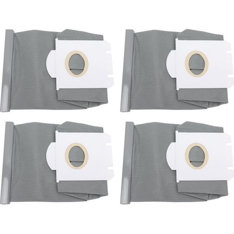 Lot de 4 sacs à poussière de rechange en tissu non tissé pour aspirateur Philips FC9071, FC8134, FC8613 et FC8614 (1/5)