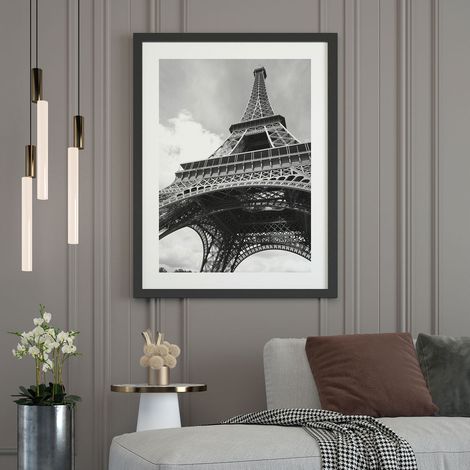 Affiche / Poster - Tour Eiffel Paris - 21x29,7 cm - Bordure blanche (1/5)