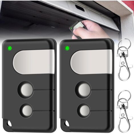 2er-Pack Garagen-Handsender kompatibel mit Liftmaster 84335E 433MHz Garagentor-Fernbedienung für LIFTMASTER 84330E 84335E 8747E 84330EML (schwarz)
