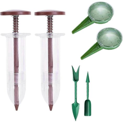 Semoir manuel pour jardin, distributeur de graines, outil de plantation pour légumes et fruits, semoir à fleurs, outil de jardinage-Coffee