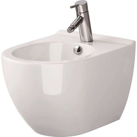 Cersanit Zen - Bidet sospeso, con foro per miscelatore, bianco K117-001 (1/2)
