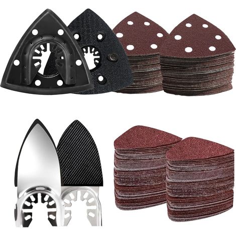 127 Pièces Kit de Patins de Ponçage pour Outils Oscillants (1/5)