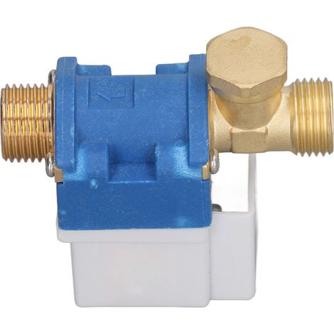 Électrovanne à capuchon en cuivre sans pression, accessoire pour chauffe-eau solaire AC220V, vanne d'arrivée d'eau automatique 4/5 pouces (1/5)