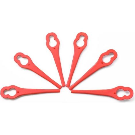 Lot de 50 Lames de rechange pour coupe bordure - AQSACOKIYA - Bosch ART 26 LI - lames en plastique pour Tondeuse ART 26 Accutrim (1/4)