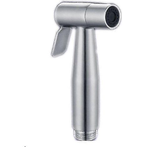 Ensemble pistolet de pulvérisation en acier inoxydable, robinet de toilette à main de 2 m, bidet à main, salle de bain, pommeau de douche autonettoyant - FFY (1/4)
