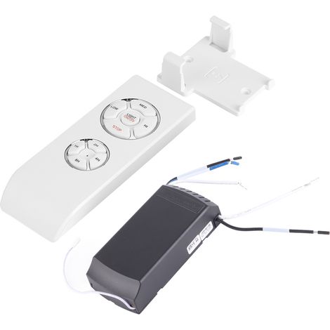 4 Vitesses 3 Réglages Kit Télécommande Sans Fil pour Ventilateur Plafonnier Lustre Universel