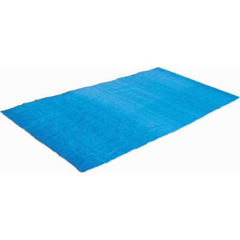 Summer Waves – Tapis de sol pour piscine 3,91 x 7,56 m – Protège contre l'usure – Surface lisse pour liner – Compatible piscine Ø 3,05 x 6,10 m