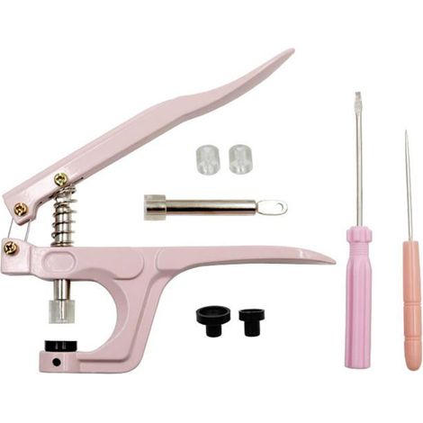 Boutons-pression T5 - 1 lot, en métal, roses - Idéaux pour le bricolage, les loisirs créatifs et les accessoires de mode (1/5)
