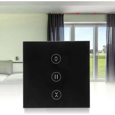 Interruttore per tende Wi-Fi con telecomando, compatibile con Alexa, 95-250 V CA per l'UE (1/5)