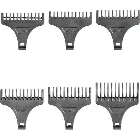 6 Pieces for T9 Beard Trimmer Comb Comb Tips Clipper Tips Hair Clipper Tips Hair Clipper Hair Salon Tool (1-4mm, 6mm, 9mm) (1/5)