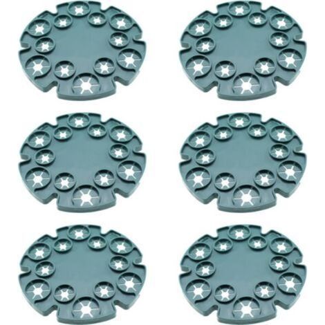 Lot de 6 supports pour tiges de bambou, plantes grimpantes, plants de tomates, concombres, clématites (1/4)