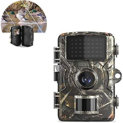 Caméra de chasse 12 Mpx 1080p – Détection de mouvement PIR – Étanche IP66 – Infrarouge nocturne – Autonomie jusqu'à 8 mois (1/4)