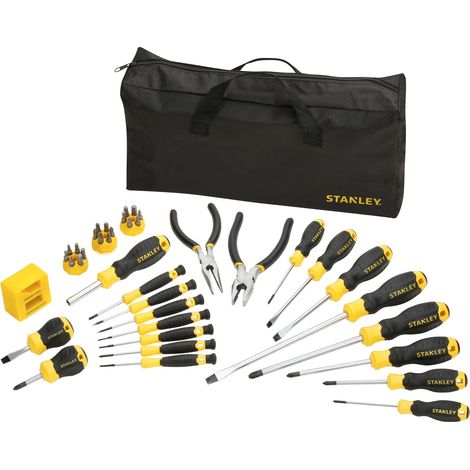 Stanley Schraubendreher- und Werkzeug-Set mit Nylontasche 39-teilig