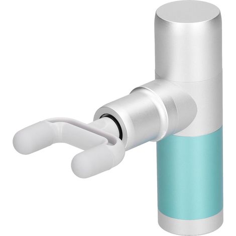 Mini pistolet de massage portable à percussion électrique pour soulager les douleurs musculaires et détendre les muscles. Petit masseur rechargeable par USB (vert). (1/5)
