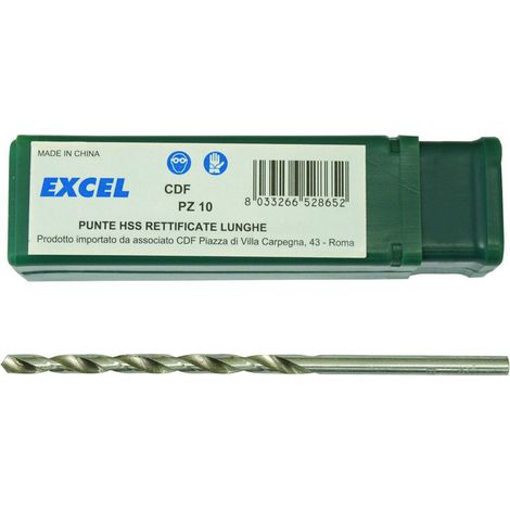 Punte Hss Rettificate Prolungate  - ø mm.5,5x140 - 10 pz
