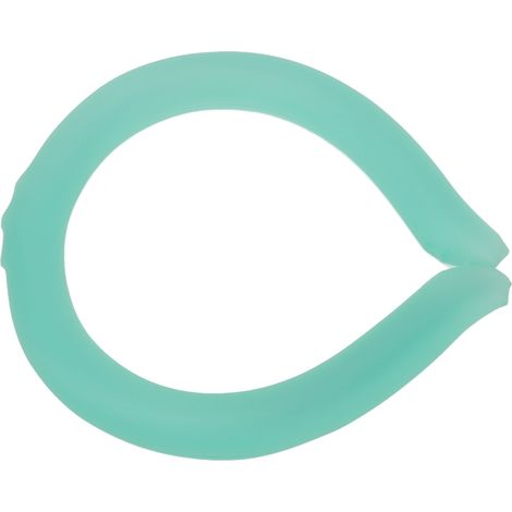 Collier réfrigérant réutilisable pour cou, anti-chaleur été, libère les mains, réduit les gonflements, enveloppe fraîcheur vert clair, tube de refroidissement portable (1/5)