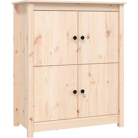 GBLY Sideboard 83x41,5x100 cm Massivholz Kiefer (1/5)