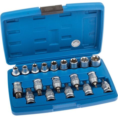 SET BUSSOLE BUSSOLA INSERTI INSERTO TX 19 PZ 1/2 GROWE VALIGETTA 0019