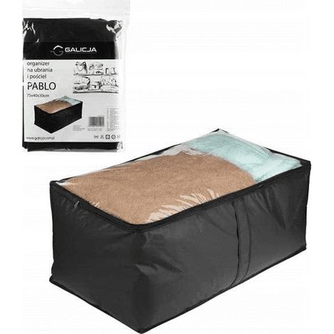 Housse de rangement pour linge de lit et vêtements 75x40x30 cm (1/2)