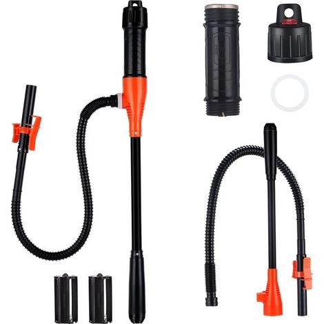 Pompe à siphon électrique - Orange - Réglable - Pompe à liquides (1/5)