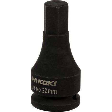 Douille à choc 22mm exter. hex. 3/4" carré 89L HIKOKI 751931 (1/2)