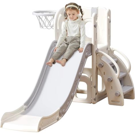Toboggan pour enfants, caractéristiques de jeu multifonctionnelles, conception sûre et durable, Glissière simple intérieure (1/2)