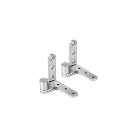 Charnière pivotante, quincaillerie de porte pivotante, charnière à 270 degrés, pour portes de placard, porte fenêtre. Charge maximale 132 lb/paire de charnières de portail de clôture, charnières de po (1/4)