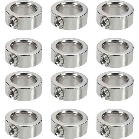 12pcs Jauge de Profondeur pour Forets 5mm Foret Profondeur Butée T5 Anneau Positionneur pour un Assemblage Précis à l'aide de Chevilles Imprimantes 3D CNC(5mm) (1/5)