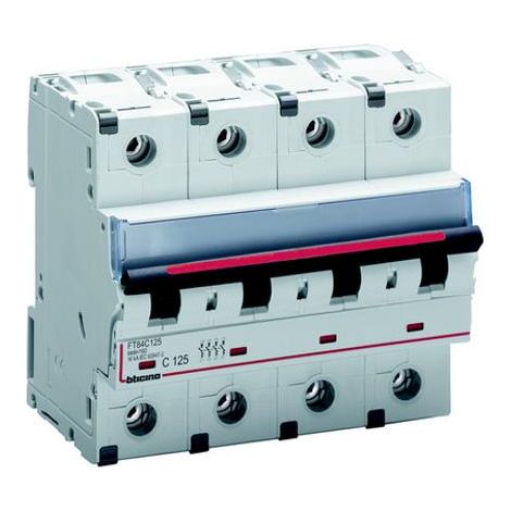 Interruttore magnetotermico Bticino 63A 25KA 4 Poli Curva C FV84C63