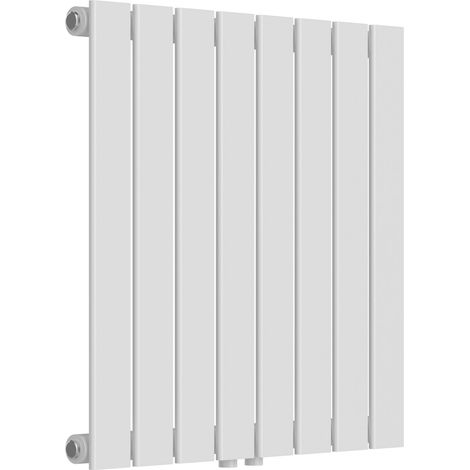 Radiateur à panneau design plat acier 459 watts 60 x 60 cm blanc