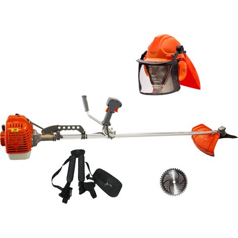 Decesplugiatore Barre Fissa 32mm 52,7cc + Disco widia 40 denti + Visiera- di Protezione Forestale