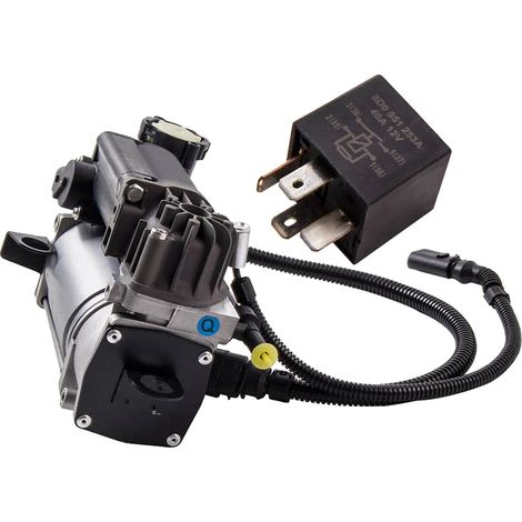 Compresseur de suspension pneumatique haute performance, 34 cm de longueur, 21 cm de largeur, 16 cm de hauteur, pression de fonctionnement 20 bars, tension DC 13V (1/5)