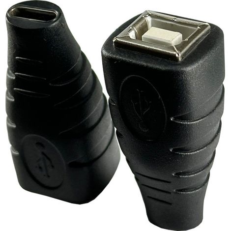 USB-C-Buchse auf USB-Anschluss, USB-B-Buchse für Drucker, USB-C-Buchse (quadratischer Anschluss) für Scanner (1/4)
