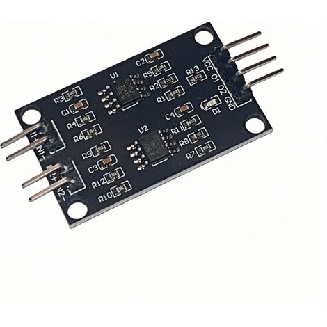 Module compatible de conversion AD en tension, convertisseur analogique-numérique 51/STM32 à double canal linéaire 0 à 5 V vers 0 à 3,3 V. (1/2)