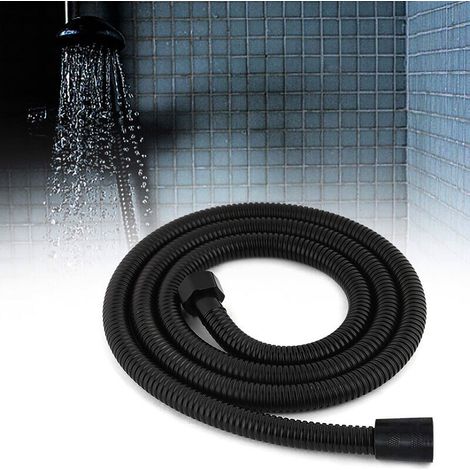 Flexible de Douche en Acier Inoxydable Tuyau de Douche Chromé 2m (G1/2 pouces) ,Flexible de Douche Universel, Tuyau de Douche AntiTorsion et AntiPliure