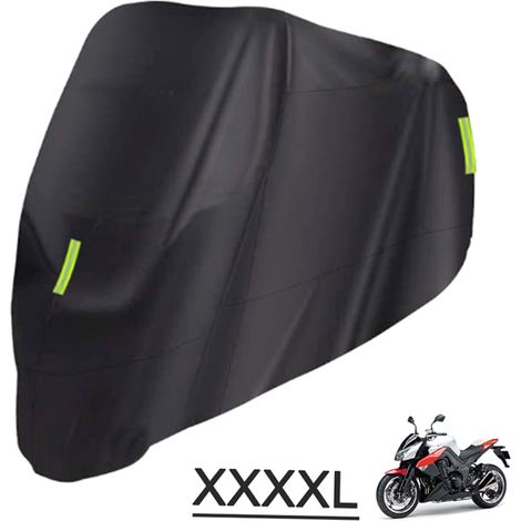 Housse universelle pour moto, imperméable, en tissu Oxford 210D, protection contre la poussière et la pluie, idéale en toutes saisons. (1/5)