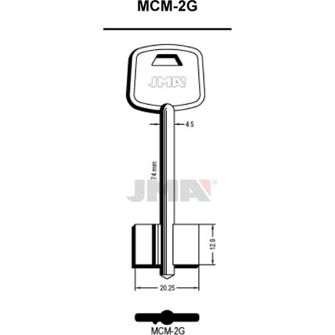 (10 u.) LLAVE EN BRUTO GORJA LATON