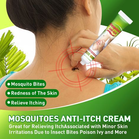 Crème Naturelle Apaisante Piqûres Insectes - Anti-Démangeaisons Moustiques et Aoûtats (1/5)