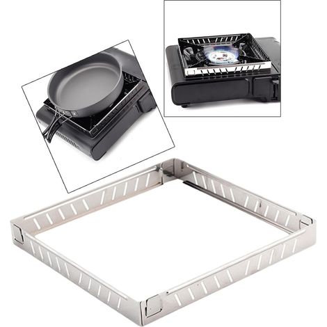 Cuisinière à Gaz Pare-vent Cuisinière Cuisinière Adaptateur Support Support Pour La Survie à La Chasse (1/5)